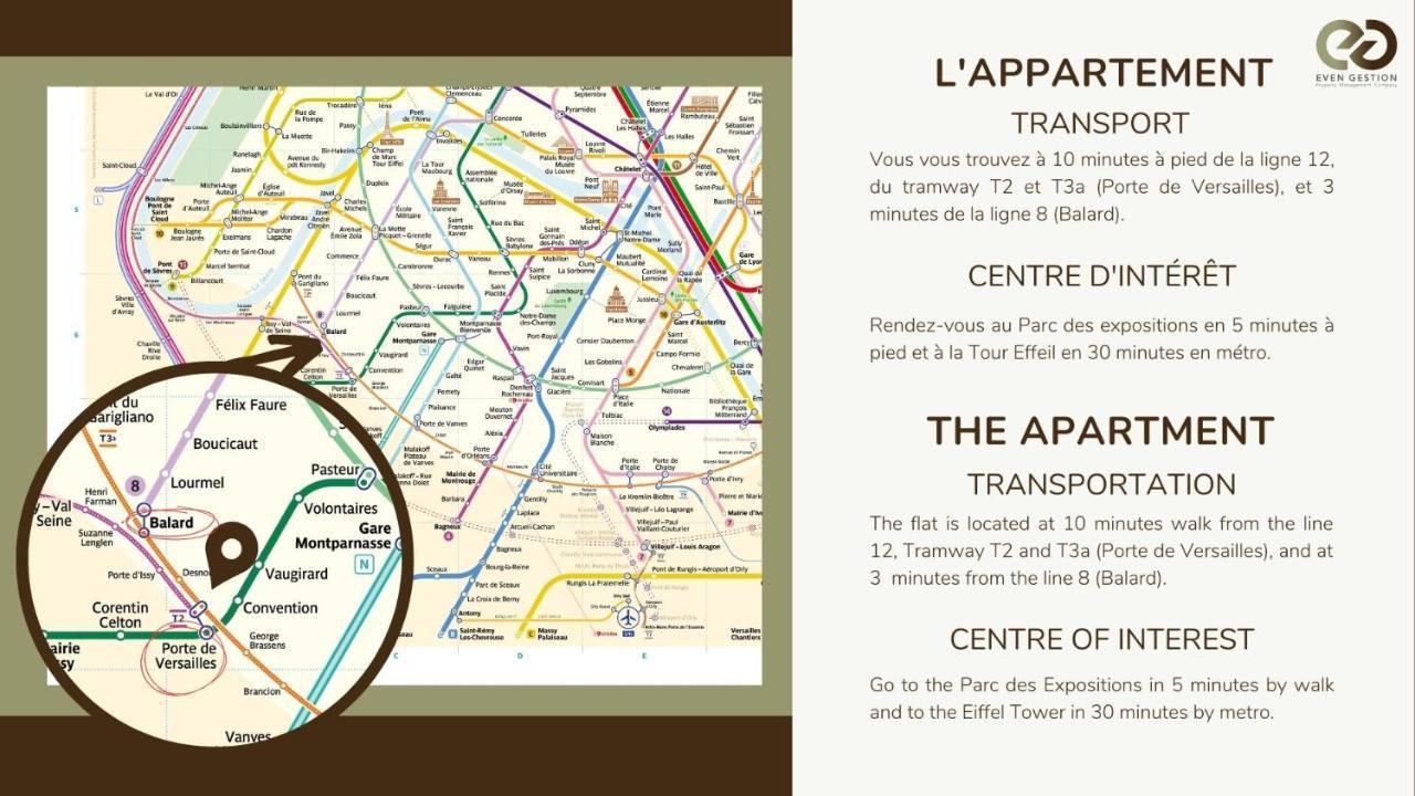 New Duplex 6Pers#Paris Expo#Porte De Versailles 外观 照片